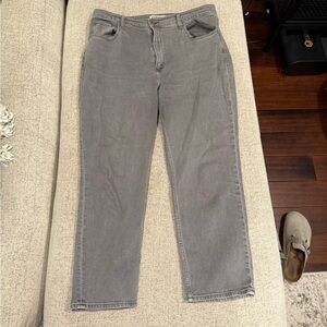 Abercrombie Curve Love Gray Jeans